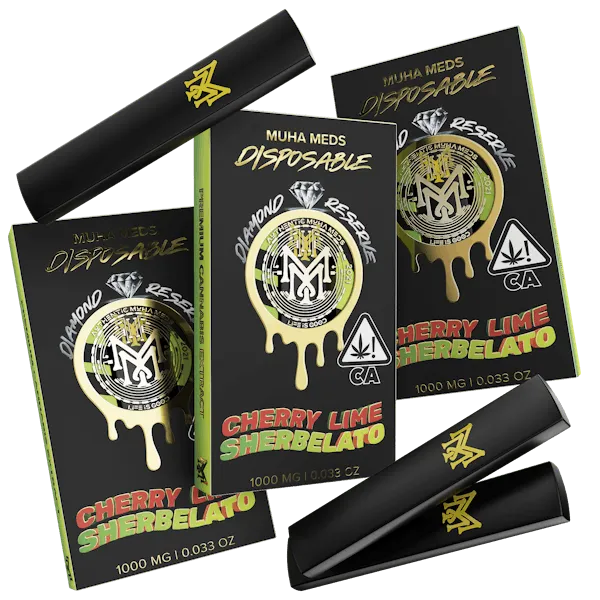 Cherry Lime Sherbalato Diamond Reserve Disposable 1,000mg