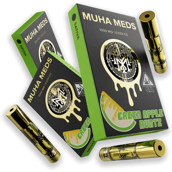 Green Apple Runtz Cartridge 1,000mg